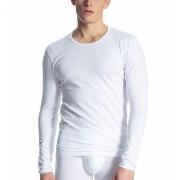 Calida Cotton Code Shirt Long Sleeve Hvit bomull Medium Herre