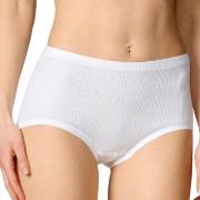 Calida Truser Cotton Midi Brief Hvit bomull 44 Dame