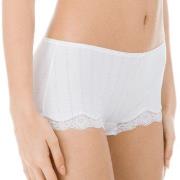 Calida Truser Etude Toujours Low Cut Panty Hvit bomull Large Dame