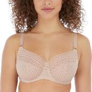 Freya BH Viva Underwire Side Support Lace Bra Beige polyamid G 60 Dame