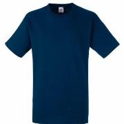 Fruit of the Loom Heavy Cotton T Marine bomull 3XL Herre