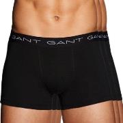 Gant 3P Essential Basic CS Trunks Svart bomull Medium Herre