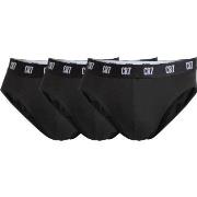 CR7 Cristiano Ronaldo 3P Basic Brief Svart bomull Large Herre