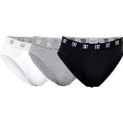 CR7 Cristiano Ronaldo 3P Basic Brief Svart/Hvit bomull Large Herre