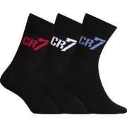 CR7 Cristiano Ronaldo Strømper 3P Boys Socks Svart Strl 30/34