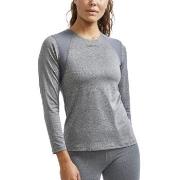 Craft Essence LS Tee Women Grå polyester Small Dame