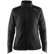 Craft Noble Zip Jacket Heavy Knit Fleece Women Svart polyester X-Large...