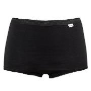 Damella Truser Classic Cotton Maxi Brief Svart bomull Small Dame