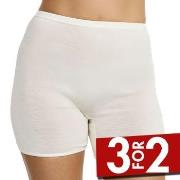 Damella Truser Wool And Silk Shorts Vanilje ull 42 Dame