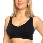 Decoy BH Bra Top Wide Straps Svart polyamid Small Dame