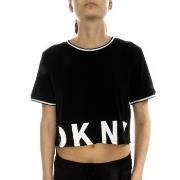 DKNY Spell It Out SS Top Svart Medium Dame