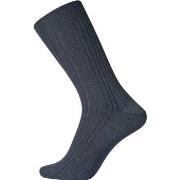 Egtved Strømper Wool Broadrib Sock Marine ull Str 40/43