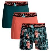 Muchachomalo 3P Cotton Stretch Camera Boxer Grønn Mønster bomull X-Lar...