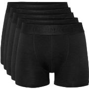 Resteröds 5P Gunnar Bamboo Boxer Helsvart Small Herre