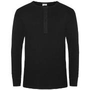 Resteröds Organic Cotton Grandpa Long Sleeve Svart økologisk bomull Me...