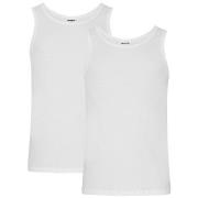 Resteröds 2P Organic Cotton Tank Top Slim Fit Hvit økologisk bomull XX...