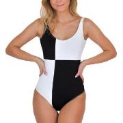 Saltabad Jackie Swimsuit Svart mønstret polyester 40 Dame