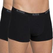 Sloggi 2P For Men Basic Short Svart bomull Small Herre