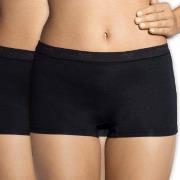 Sloggi Truser 2P Sensual Fresh Shorts Svart 44 Dame