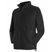 Stedman Active Fleece Jacket For Men Svart polyester XX-Large Herre