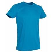 Stedman Active Sports-T For Men Blå polyester Large Herre