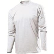 Stedman Classic Long Sleeve Men Hvit bomull XX-Large Herre