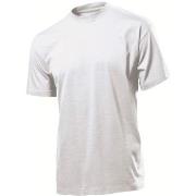 Stedman Classic Men T-shirt Hvit bomull 3XL Herre