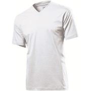 Stedman Classic V-Neck Men T-shirt Hvit bomull XX-Large Herre