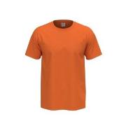 Stedman Comfort Men T-shirt Oransje bomull Large Herre