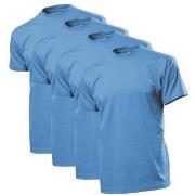 Stedman 4P Comfort Men T-shirt Lysblå bomull X-Large Herre