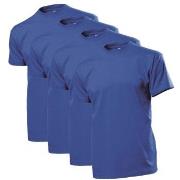 Stedman 4P Comfort Men T-shirt Royalblå bomull XX-Large Herre
