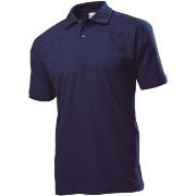 Stedman Polo Men Marine bomull X-Large Herre