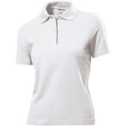 Stedman Polo Women Hvit bomull Large Dame