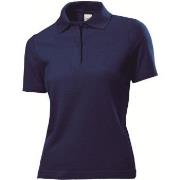 Stedman Polo Women Marine bomull X-Large Dame