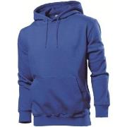 Stedman Sweatshirt Hooded Men Royalblå 3XL Herre