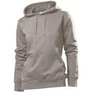 Stedman Sweatshirt Hooded Women Mørkgrå  Medium Dame