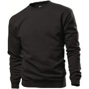 Stedman Sweatshirt Men Svart 3XL Herre