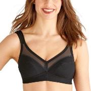 Swegmark BH Net Faitrade Cotton Soft Bra Svart økologisk bomull D 75 D...