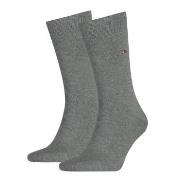 Tommy Hilfiger Strømper 2P Men Classic Sock Grå Str 39/42 Herre