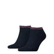 Tommy Hilfiger Strømper 2P Men Iconic Sports Sneaker Sock Blå bomull S...