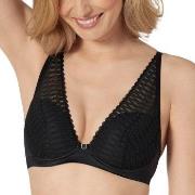 Triumph BH Aura Spotlight Plunge Bra Svart G 85 Dame