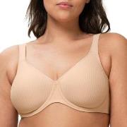 Triumph BH Modern Soft Cotton Underwire Bra Beige B 90 Dame