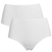 Trofe Midi Briefs Bamboo Mix Truser 2P Hvit Large Dame