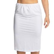 Trofe Slip Skirt Long Hvit Large Dame