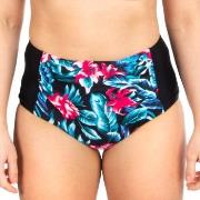 Trofe Tropical High Waist Bikini Brief Svart blomstre 46 Dame