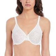 Wacoal BH Halo Lace Underwire Bra Benhvit C 80 Dame