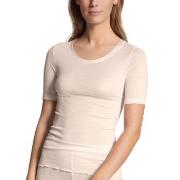 Calida True Confidence Shirt Short Sleeve Benhvit Large Dame