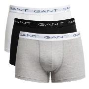 Gant 6P Essential Basic CS Trunks Grå/Svart bomull X-Large Herre