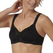 Triumph BH Modern Lace Cotton Soft Bra Svart B 85 Dame