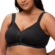 Triumph BH Modern Lace Cotton Soft Bra Svart B 90 Dame